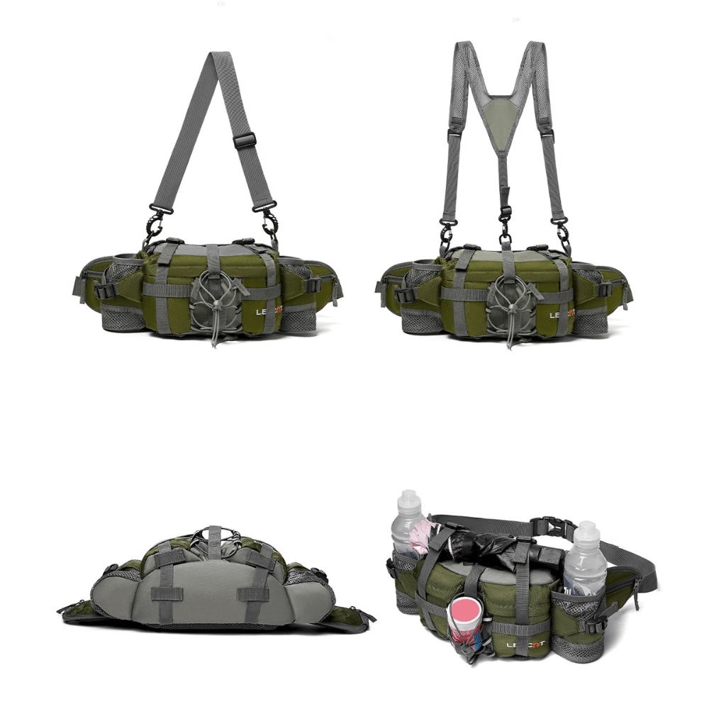 Hiking Waist Pack Water-Resistant Multi-Pocket 5L | Everhikes - Everhikes