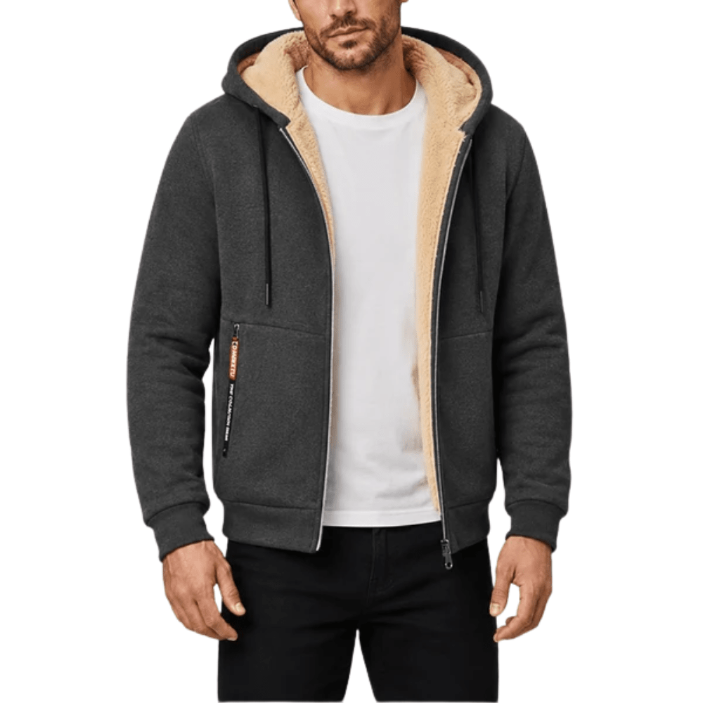 Hooded Jacket, Fleece-Lined Full-Zip Outerwear | Everhikes - Everhikes