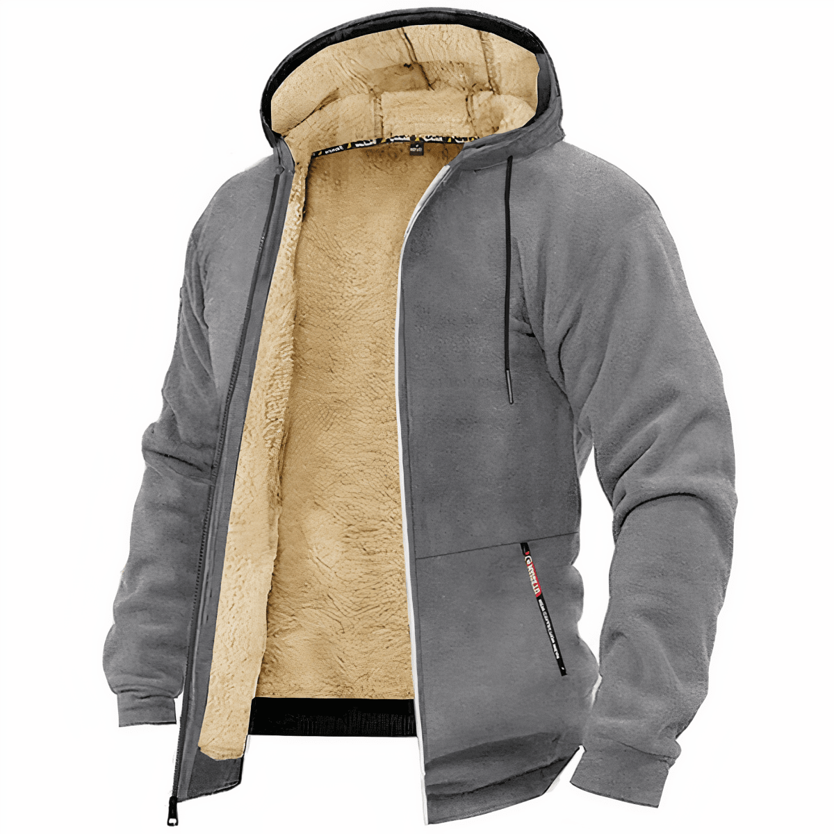 Hooded Jacket, Fleece-Lined Full-Zip Outerwear | Everhikes - Everhikes