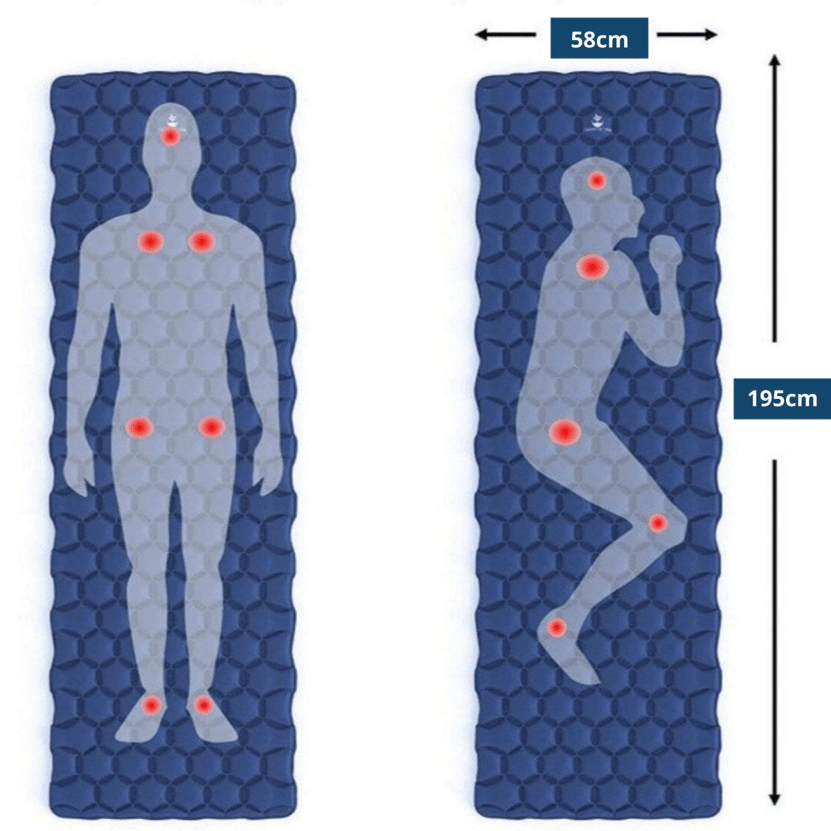 Inflatable Camping Air Mattress Non-Slip | Everhikes - Everhikes
