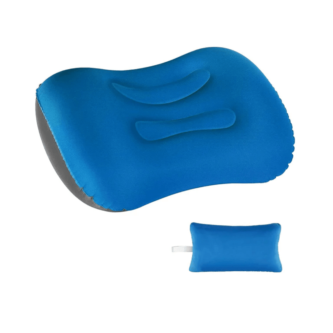 Inflatable Camping Pillow, Lightweight Ergonomic Travel Pillow - Everhikes