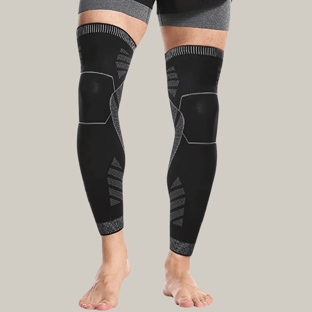Knee Sleeve Breathable Full - Length Compression Pair | Everhikes - Everhikes