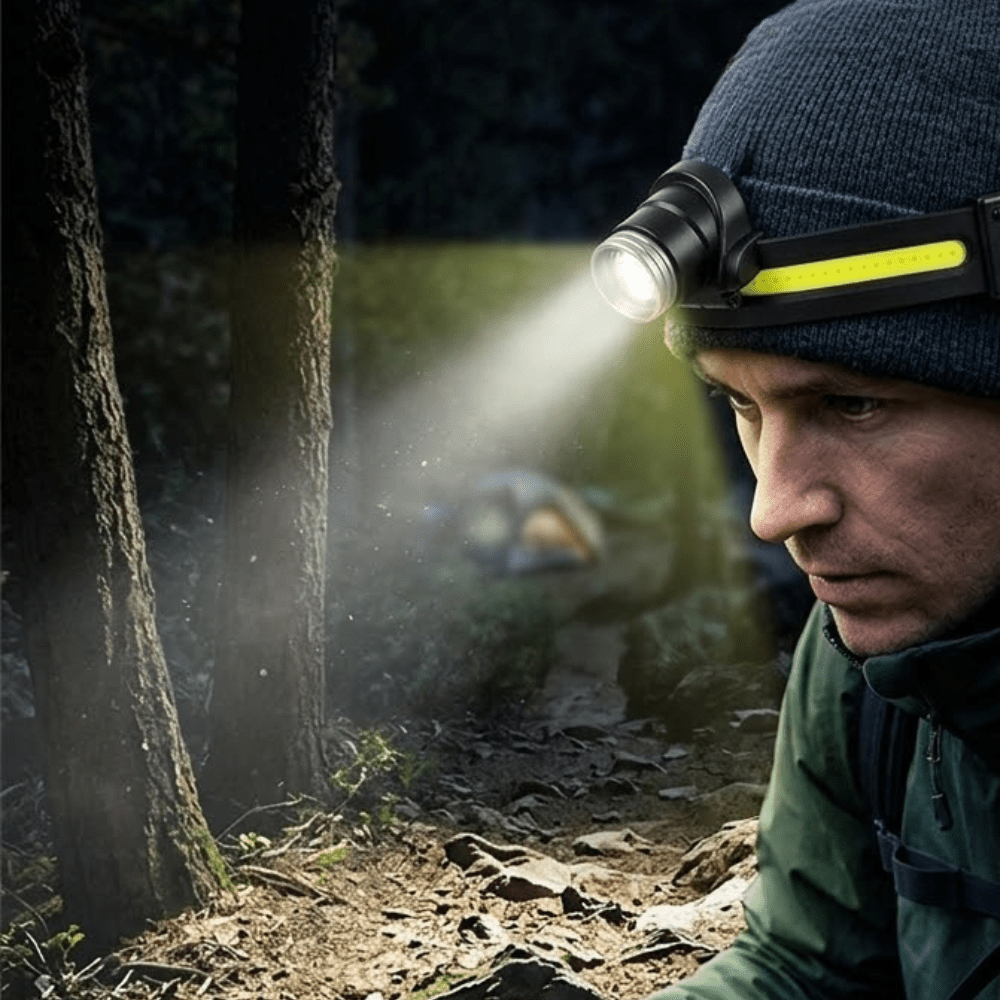 LED Headlamp, Rechargeable Splash - Resistant | Everhikes - Everhikes