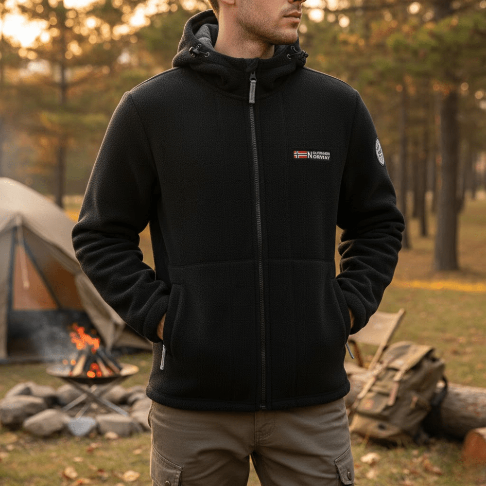 Men’s Fleece Jacket, Windproof Breathable Outerwear | Everhikes - Everhikes