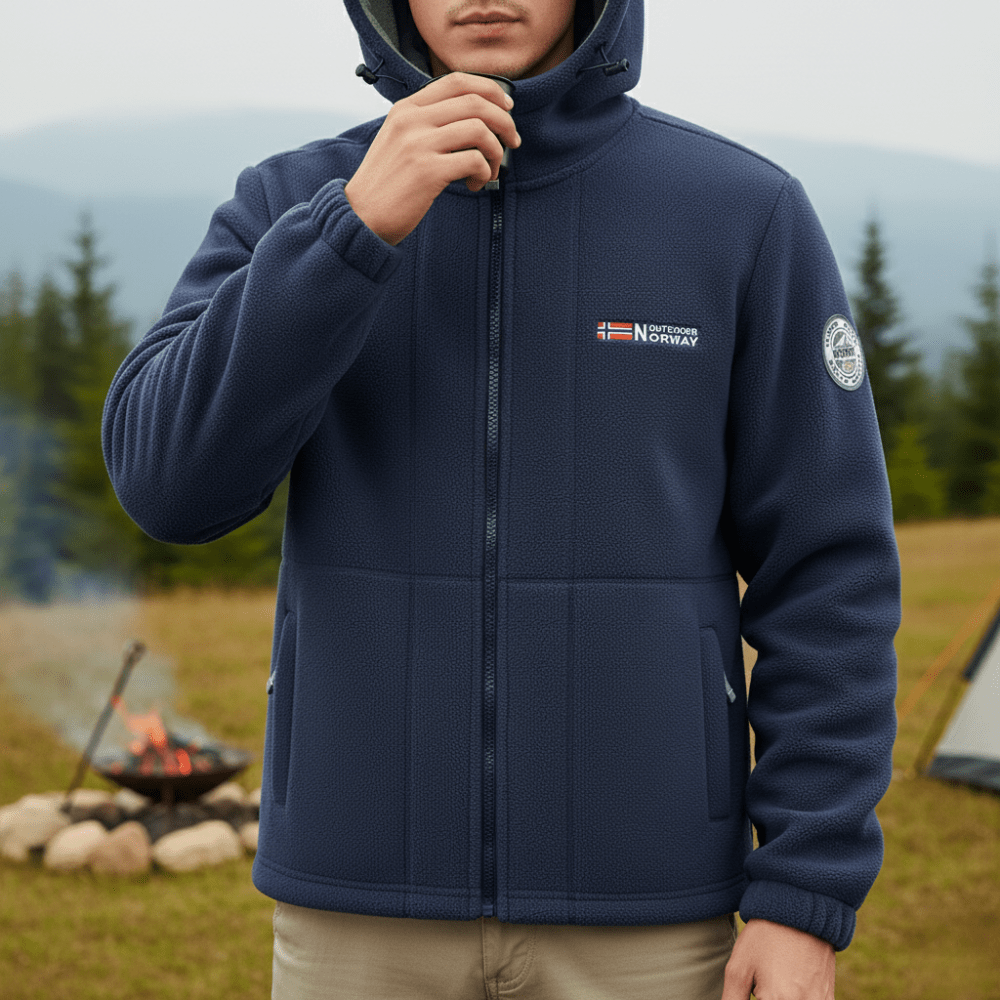 Men’s Fleece Jacket, Windproof Breathable Outerwear | Everhikes - Everhikes