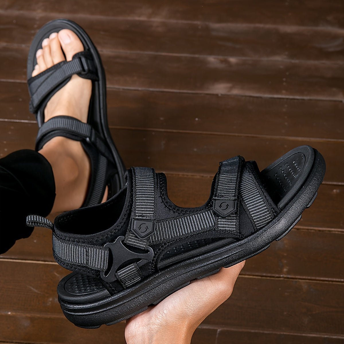 Men's Hiking Sandals Breathable Textile Upper| Everhikes - Everhikes