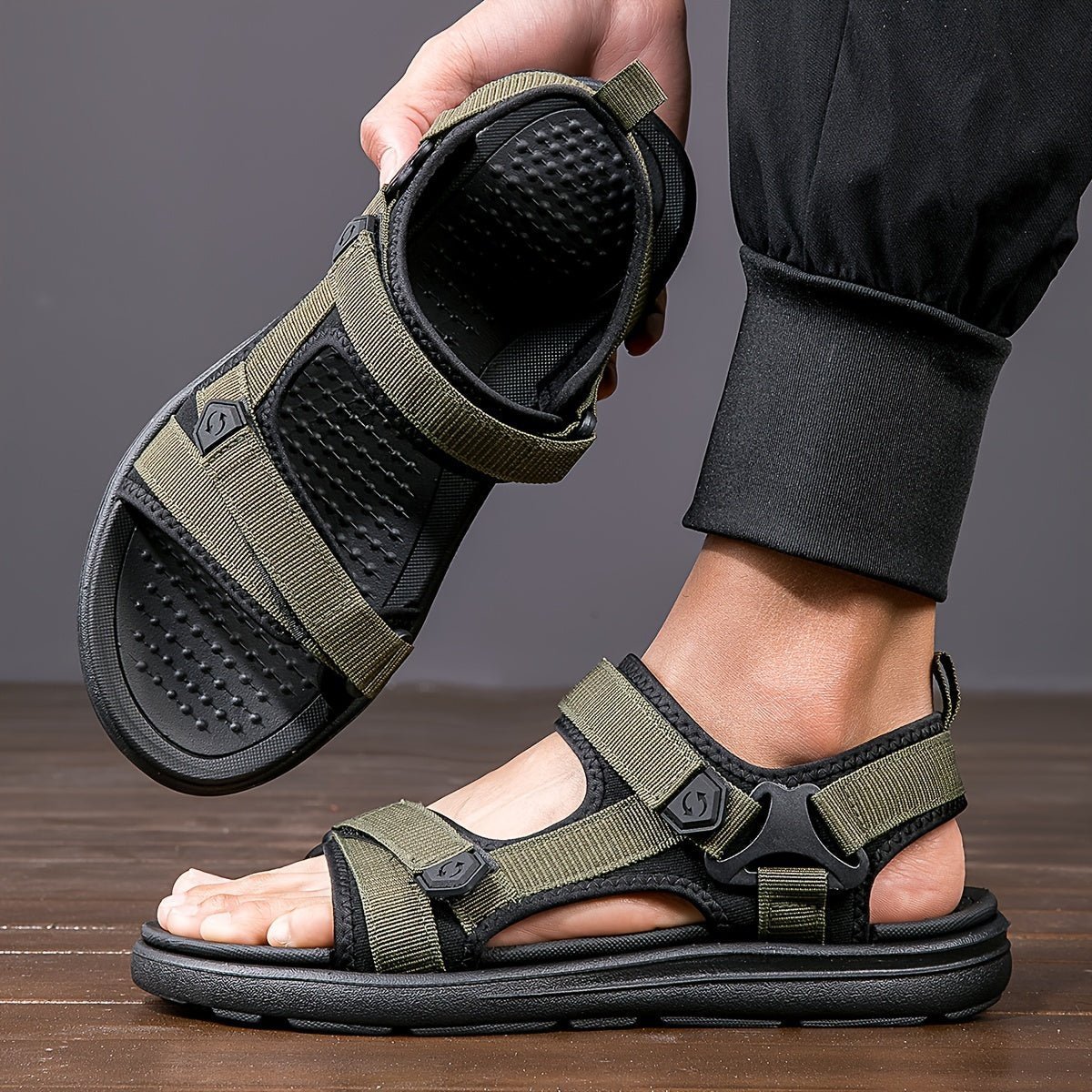 Men's Hiking Sandals Breathable Textile Upper| Everhikes - Everhikes
