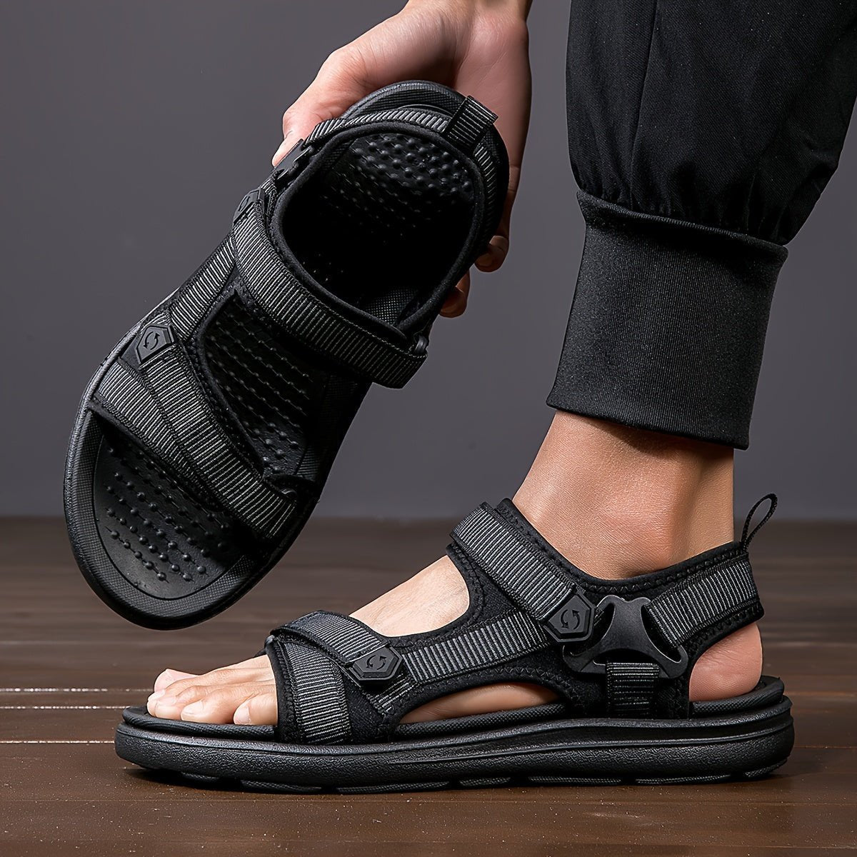 Men's Hiking Sandals Breathable Textile Upper| Everhikes - Everhikes