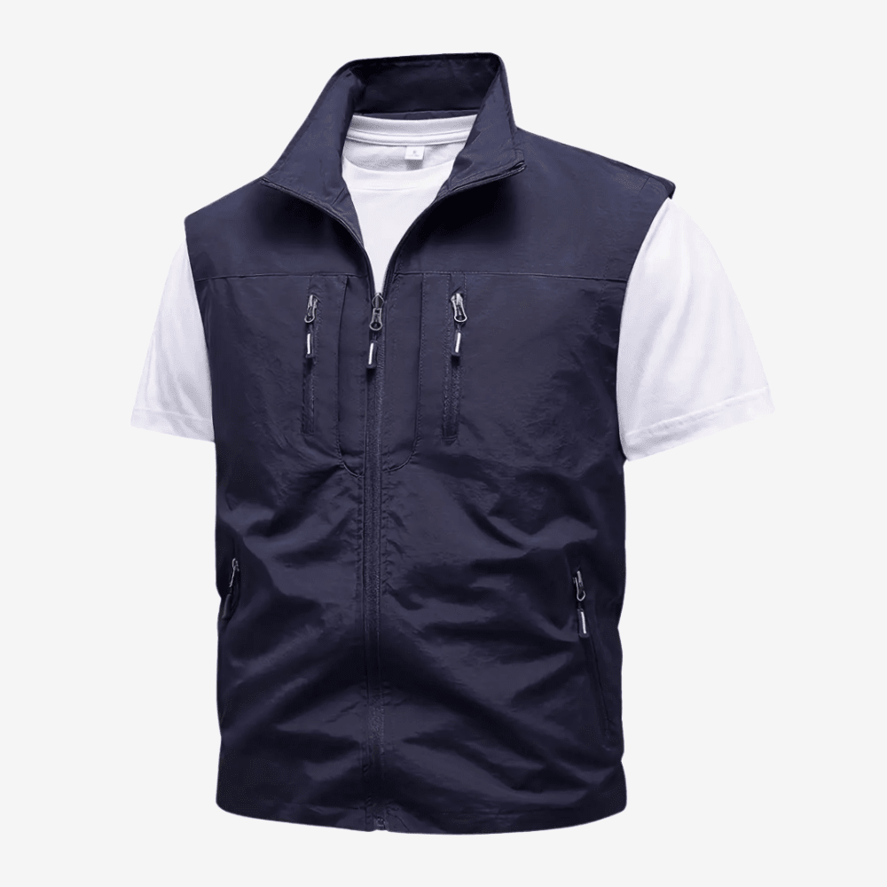 Men’s Hiking Vest, Lightweight Durable Outdoor Layer - Everhikes