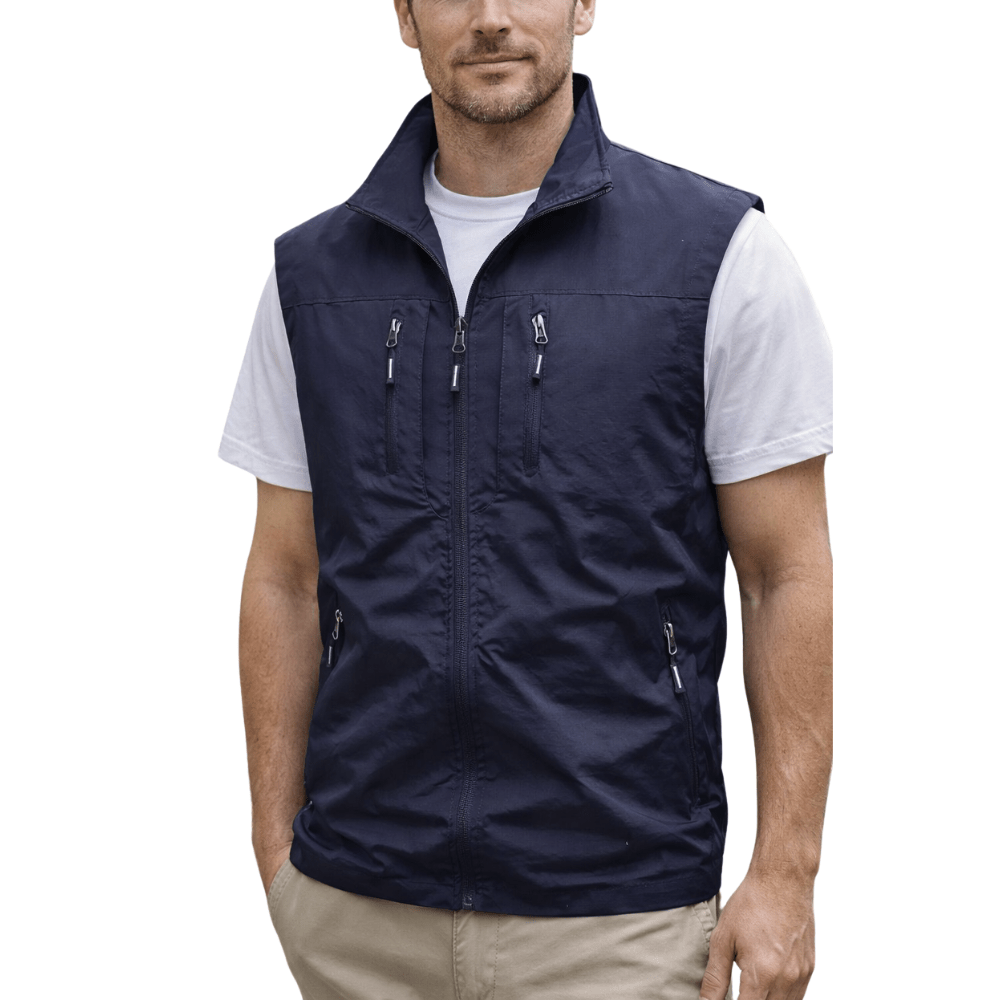 Men’s Hiking Vest, Lightweight Durable Outdoor Layer - Everhikes