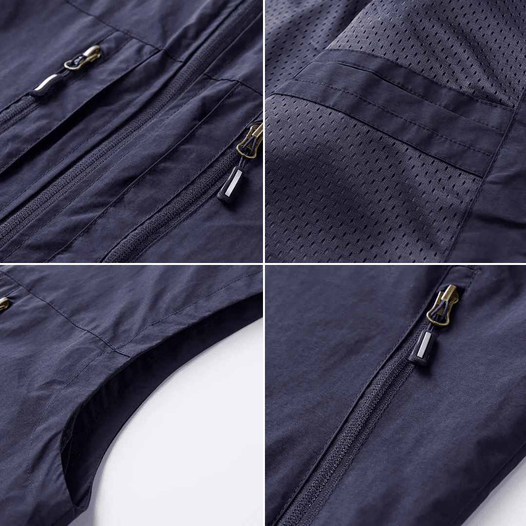 Men’s Hiking Vest, Lightweight Durable Outdoor Layer - Everhikes