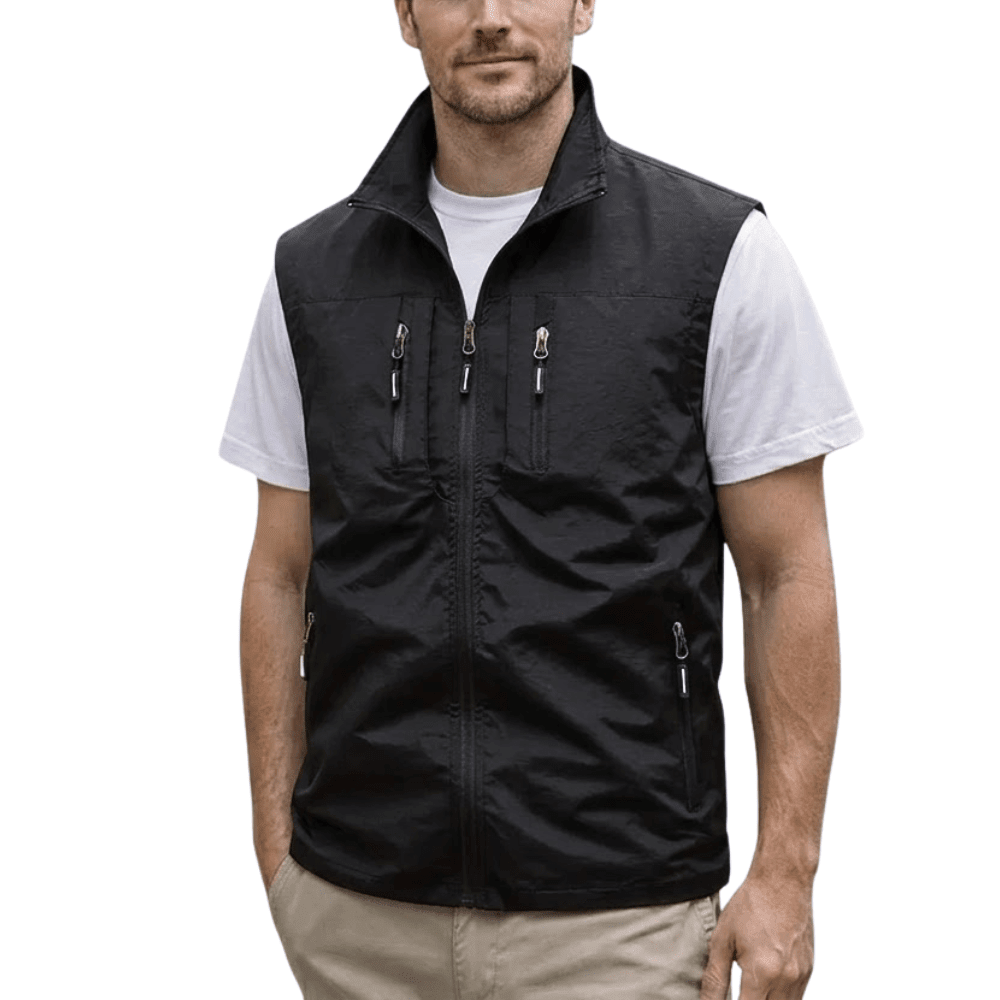 Men’s Hiking Vest, Lightweight Durable Outdoor Layer - Everhikes