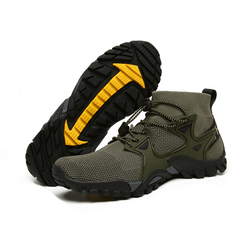 Men’s Lightweight Breathable Hiking Shoes with Non - Slip Grip - Everhikes