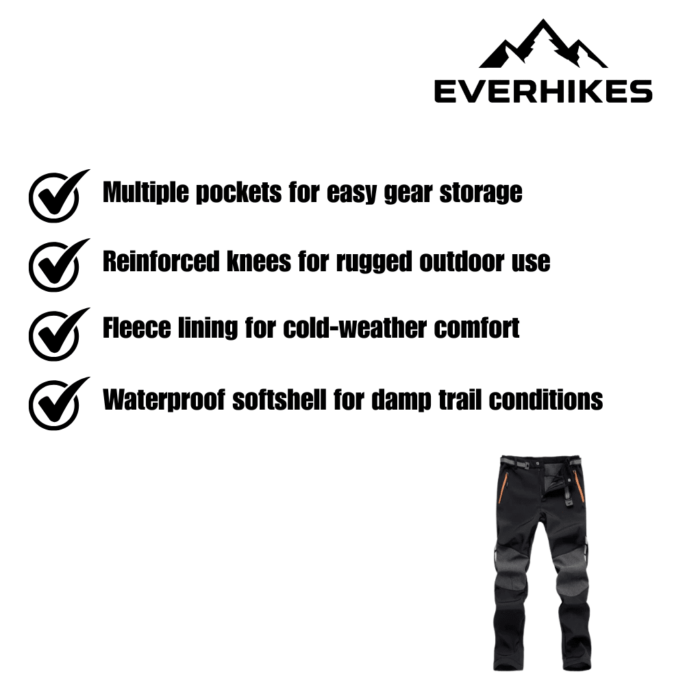 Men's Waterproof Softshell Hiking Pants | Everhikes - Everhikes