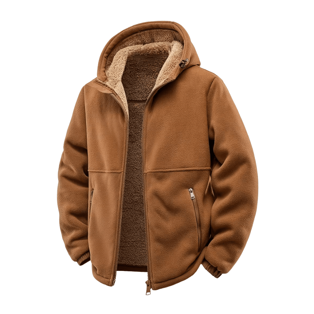 Men’s Winter Jacket with Fleece Lining and Hood | Everhikes - Everhikes