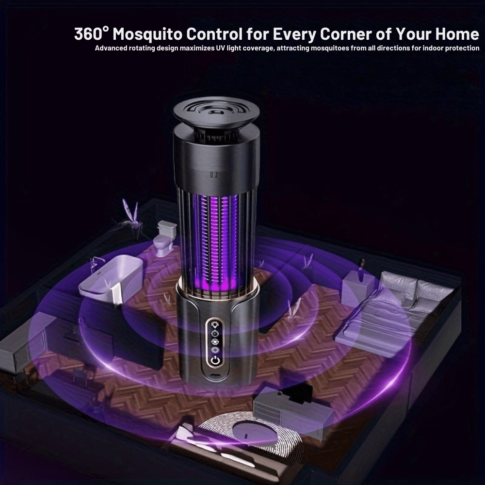 Mosquito Trap Lamp – Lightweight USB-Rechargeable Dual Mode - Everhikes