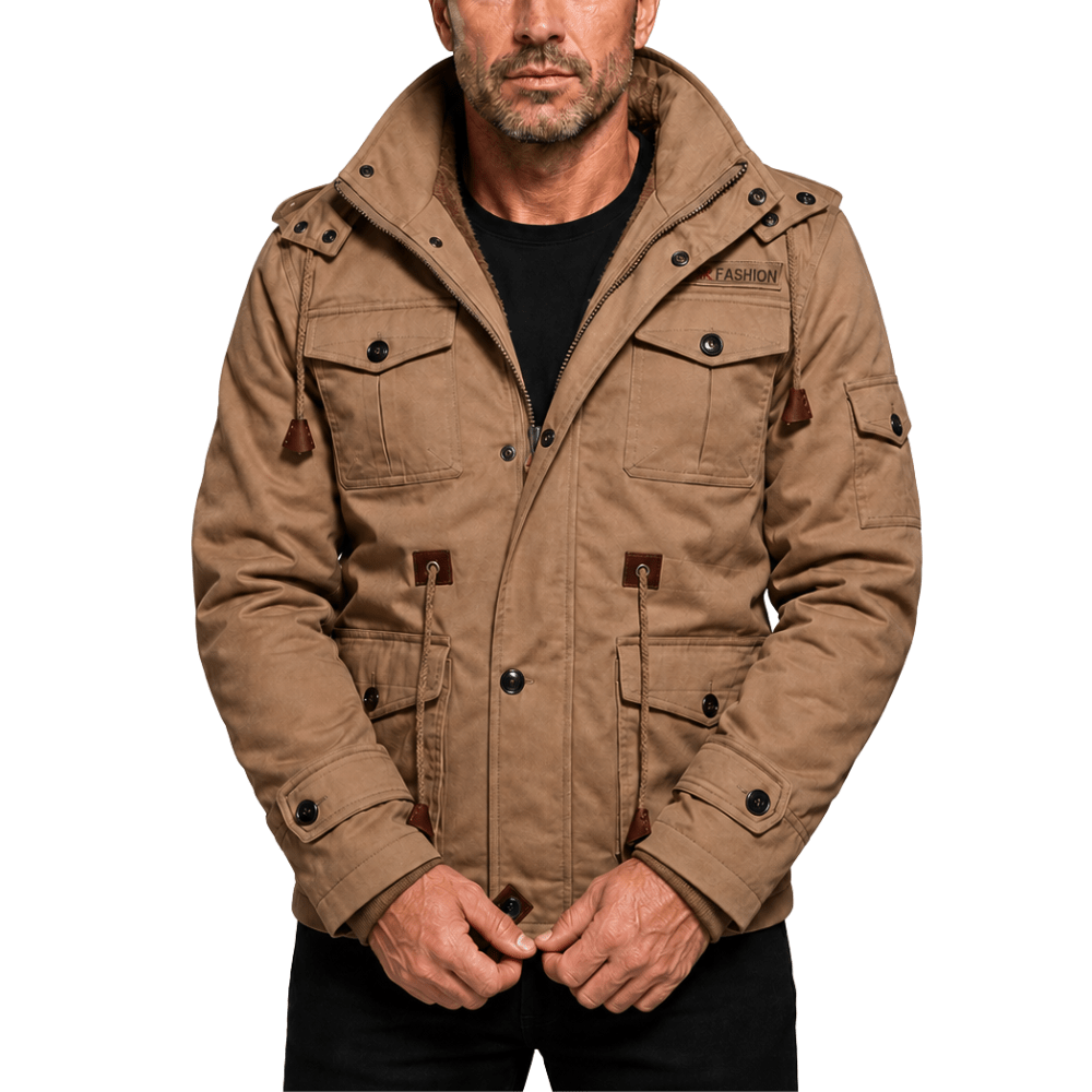 Outdoor Jacket, Insulated Fleece-Lined Hooded Layer | Everhikes - Everhikes