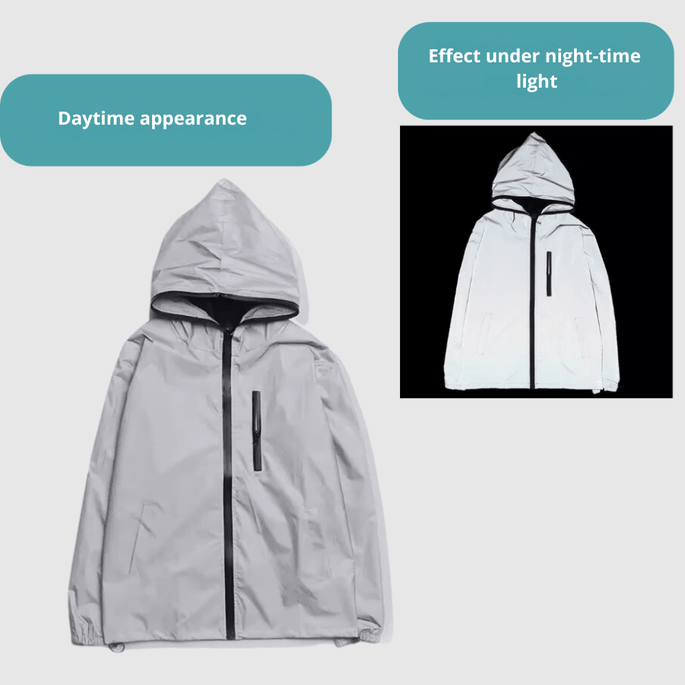Outdoor Jacket, Waterproof Reflective Lightweight Shell | Everhikes - Everhikes