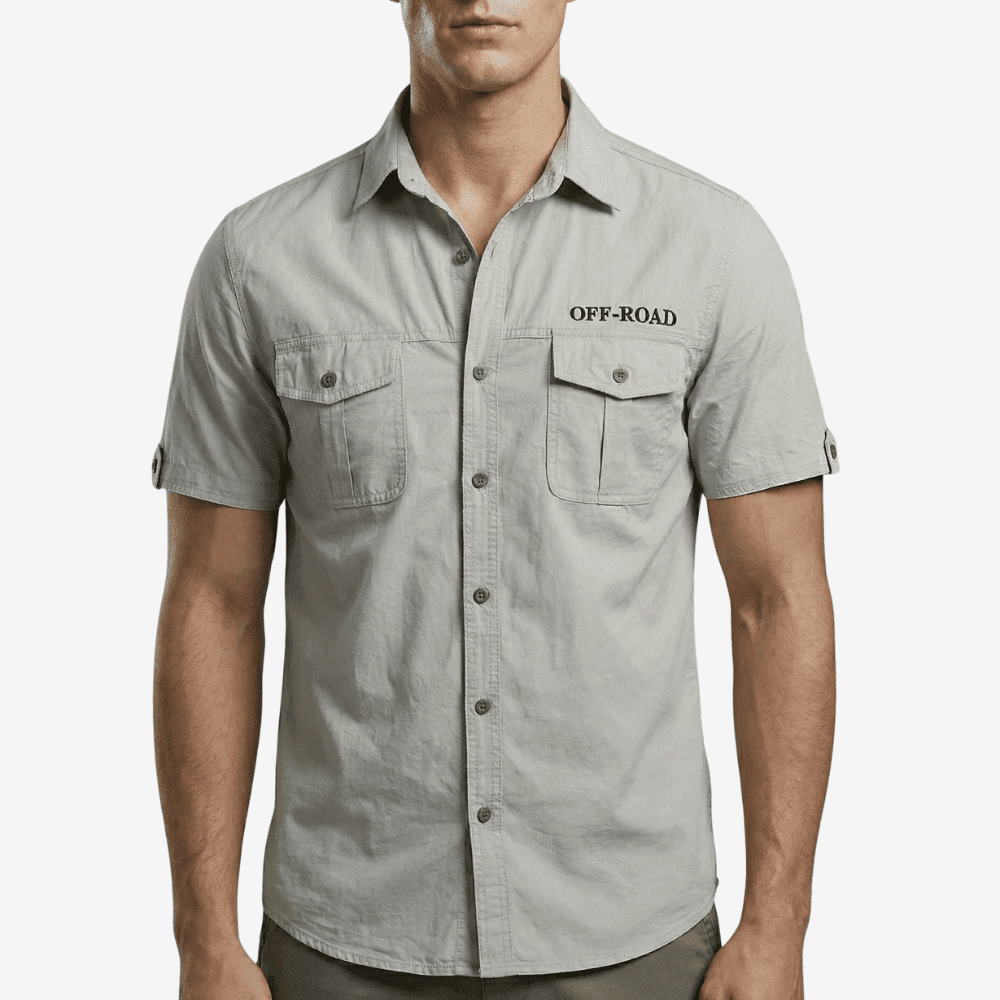 Outdoor Shirt, Breathable Cotton Short - Sleeve | Everhikes - Everhikes