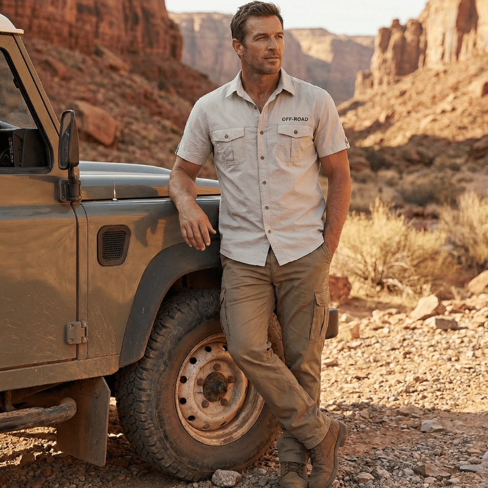 Outdoor Shirt, Breathable Cotton Short - Sleeve | Everhikes - Everhikes