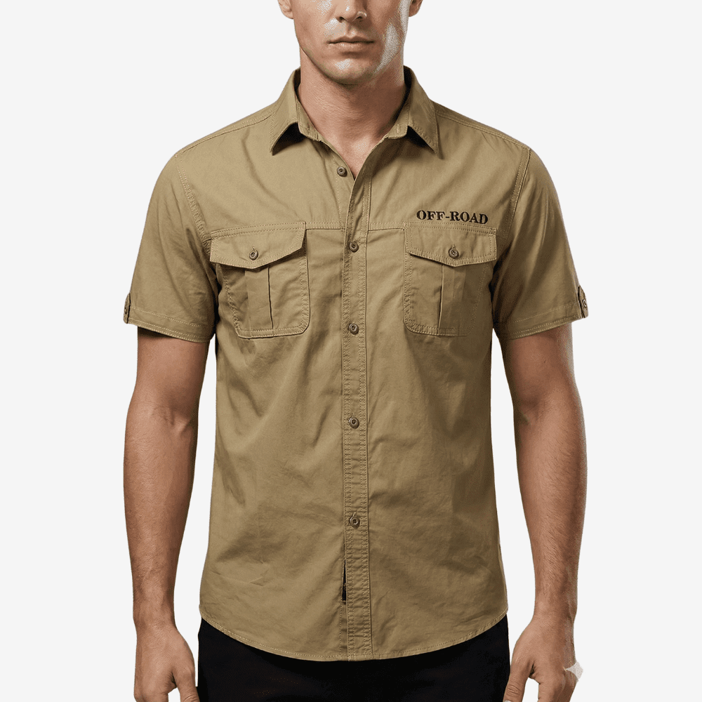 Outdoor Shirt, Breathable Cotton Short - Sleeve | Everhikes - Everhikes