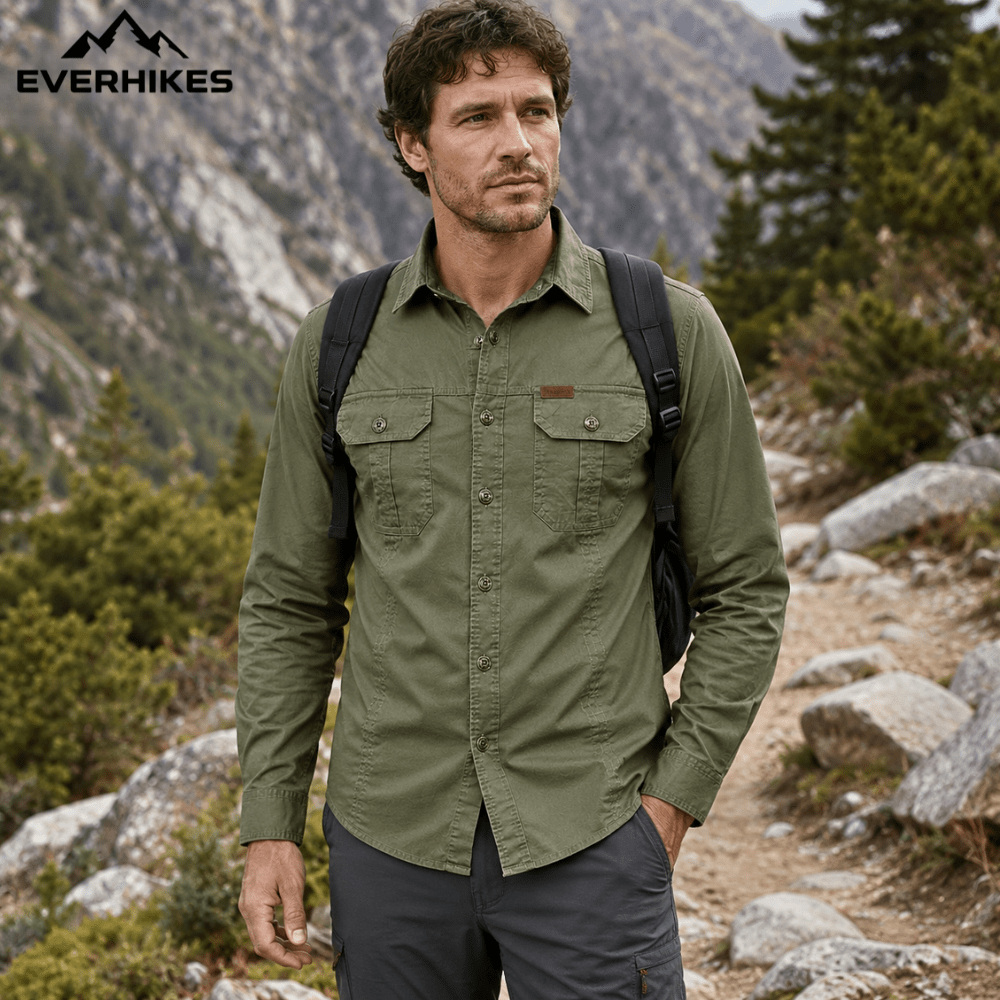 Outdoor Shirt, Durable Breathable Cotton Layer | Everhikes - Everhikes