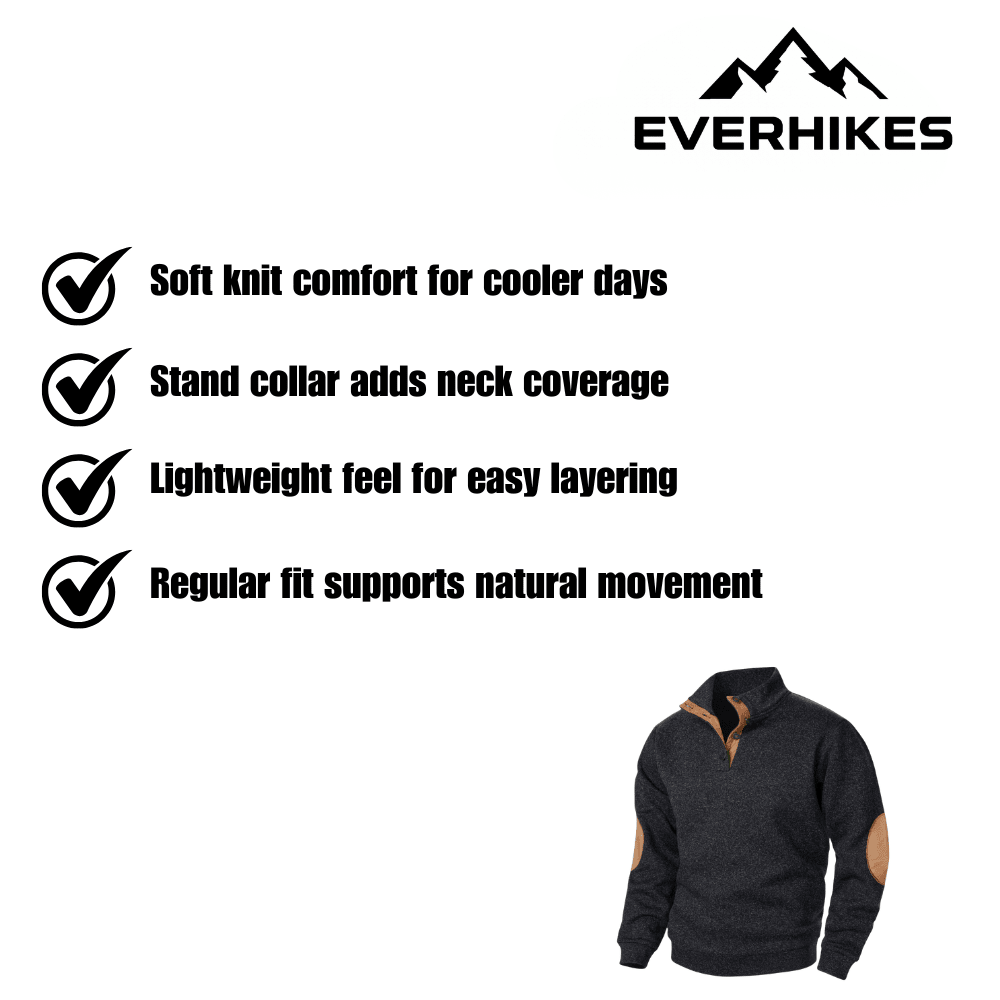 Outdoor Sweater, Knit Stand - Collar | Everhikes - Everhikes