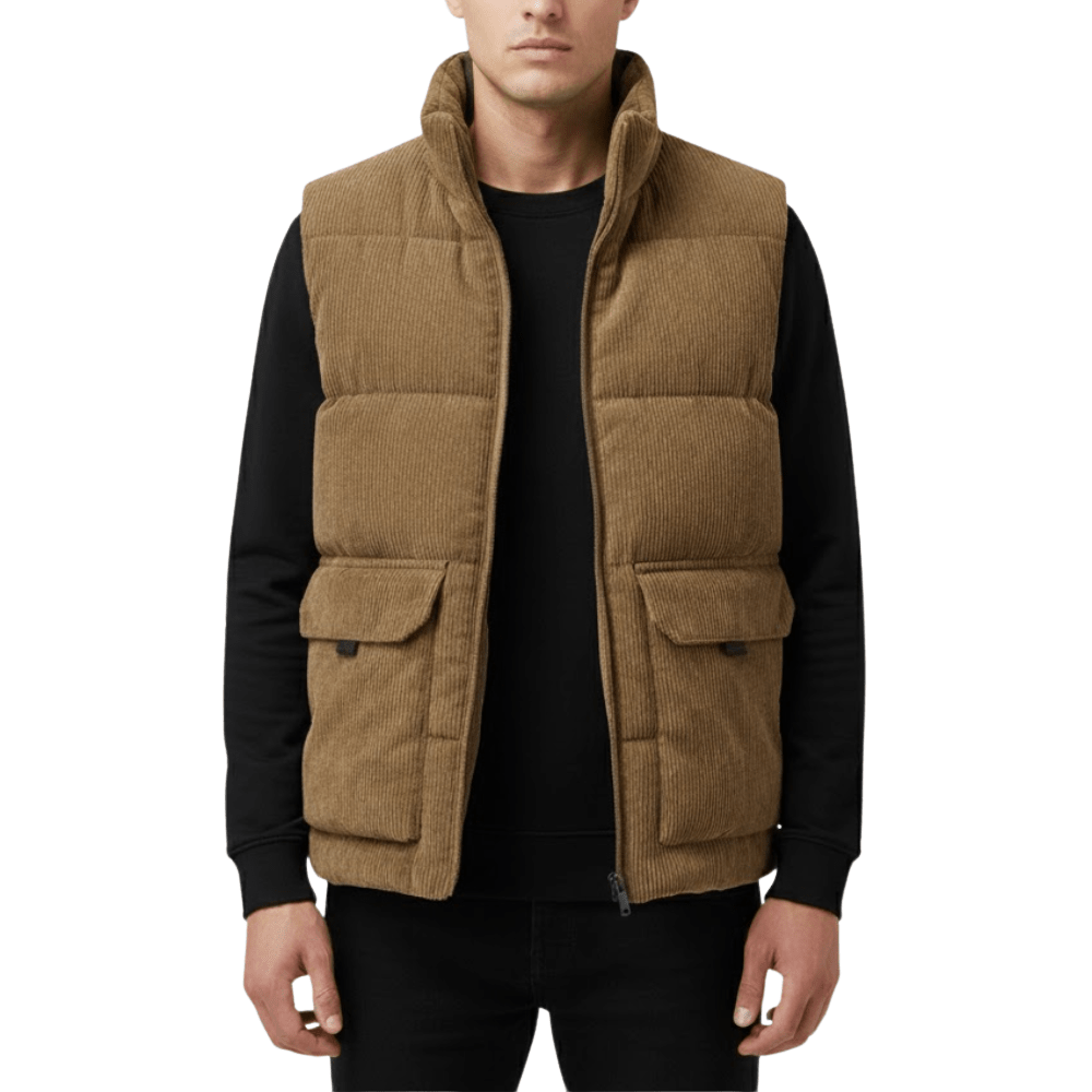 Outdoor Vest, Fleece-Lined Stand Collar Layer | Everhikes - Everhikes
