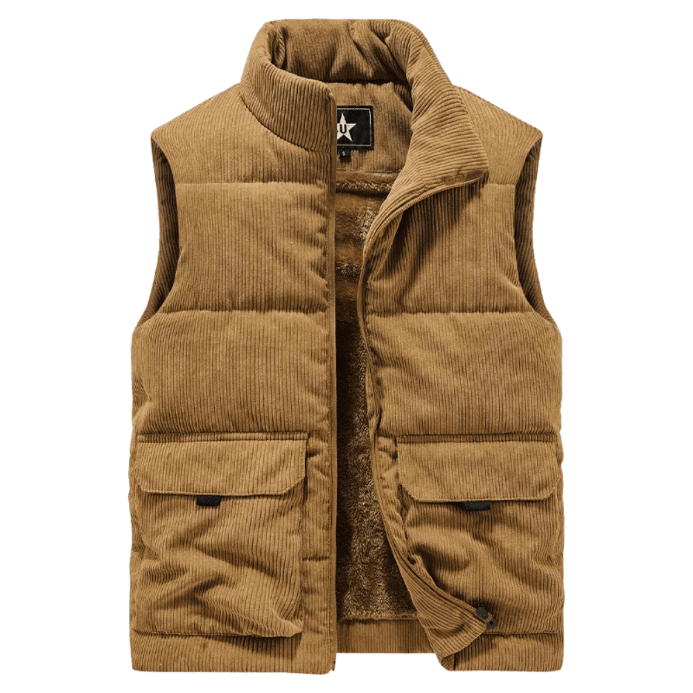 Outdoor Vest, Fleece-Lined Stand Collar Layer | Everhikes - Everhikes