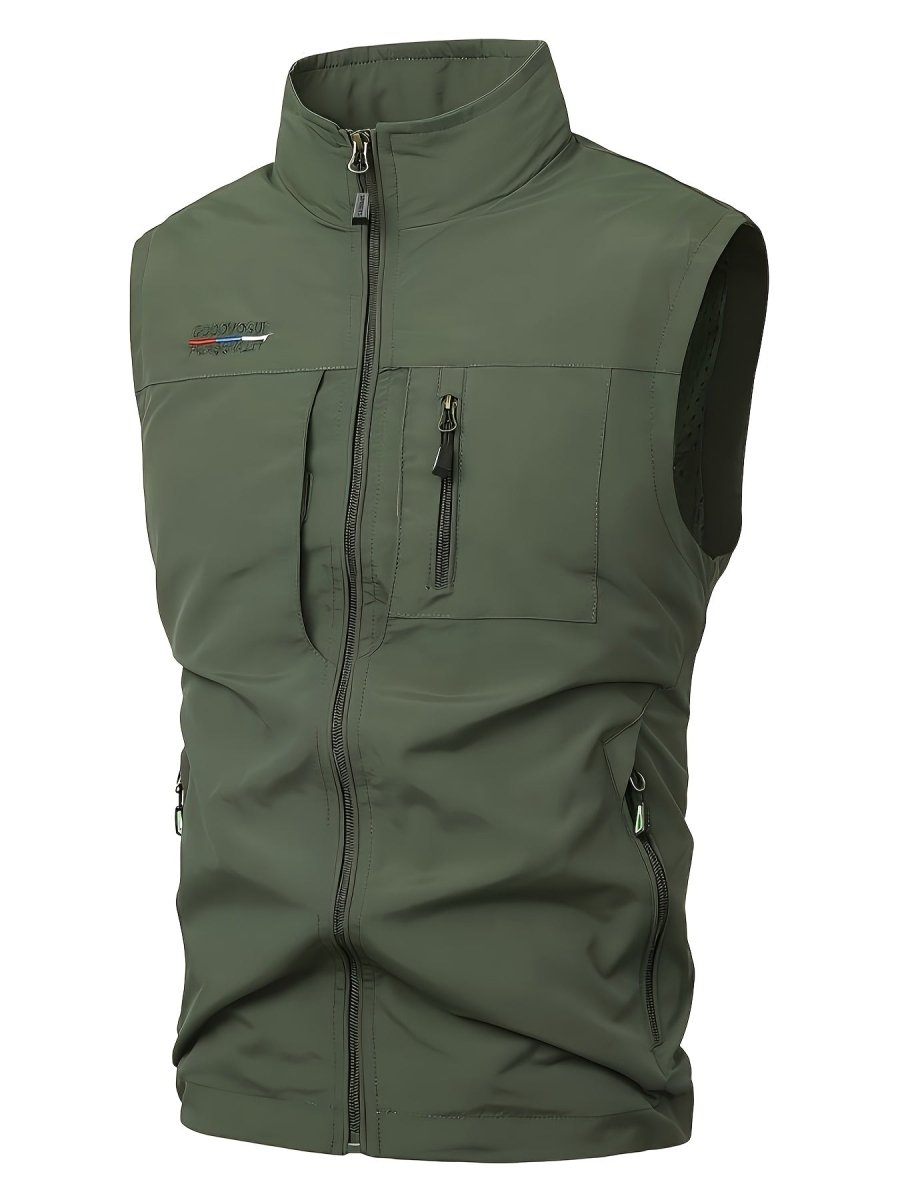 Outdoor Vest for Men, Lightweight Multi - Pocket Hiking Layer - Everhikes