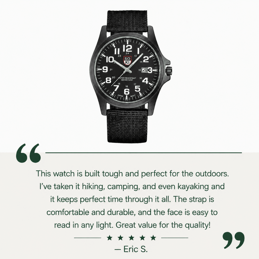 Outdoor Watch Durable Water-Resistant | Everhikes - Everhikes