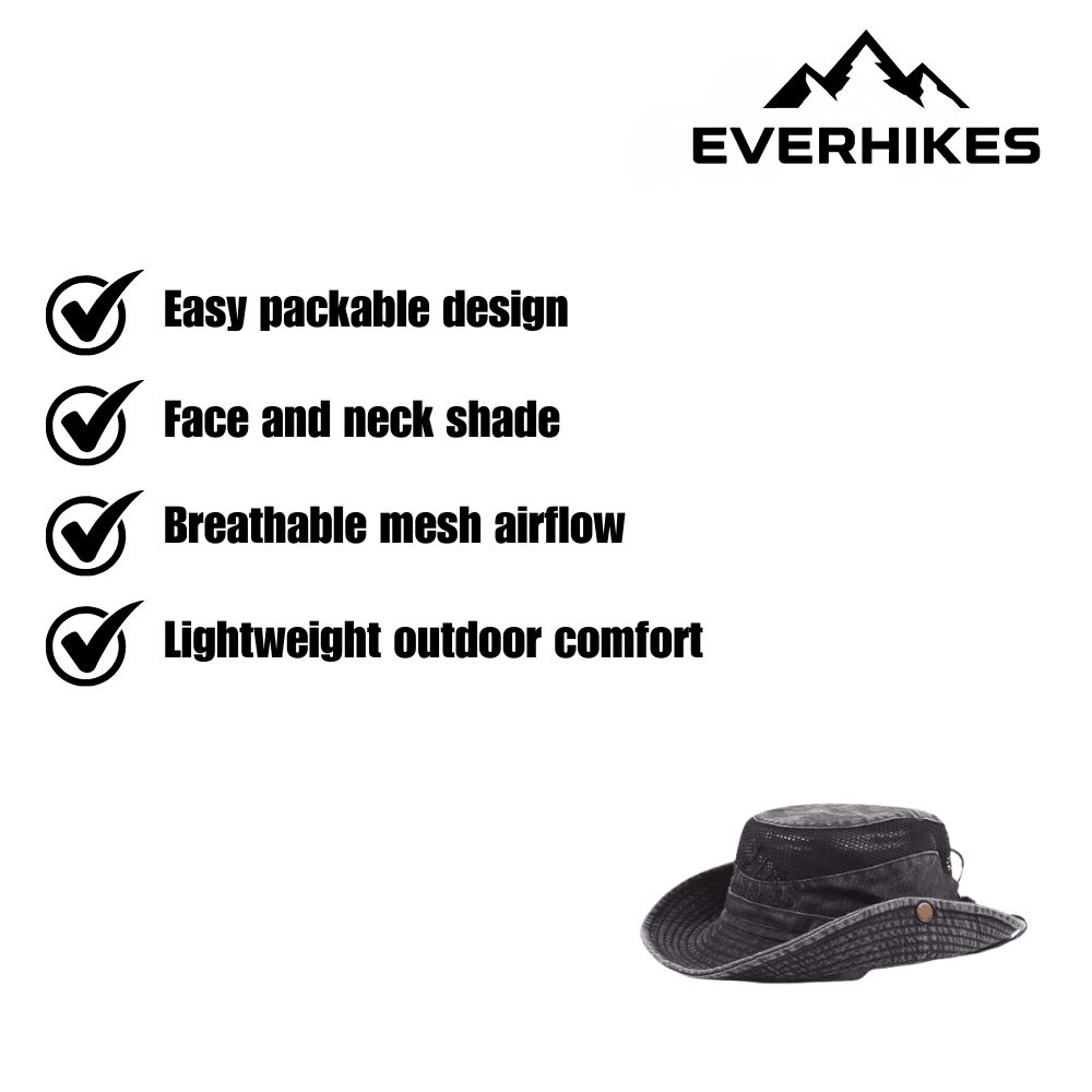 Panama Hat Lightweight Breathable Sun Hat | Everhikes - Everhikes