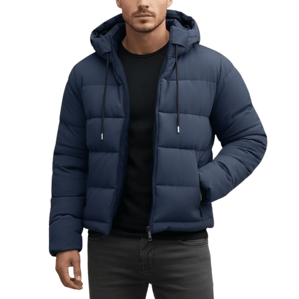 Puffer Jacket, Quilted Insulated Hooded | Everhikes - Everhikes