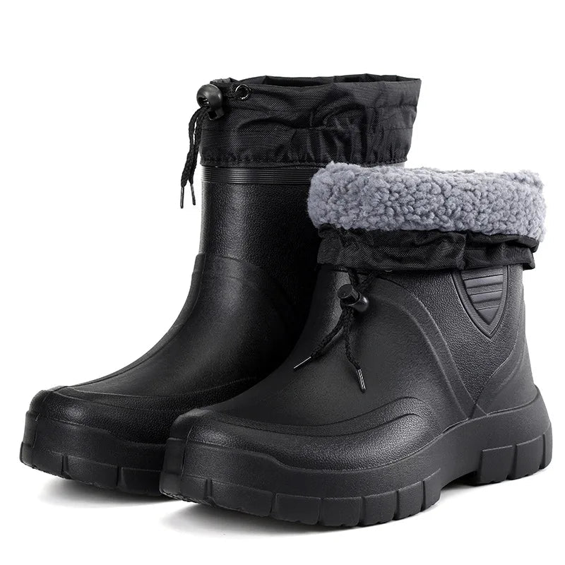 Rain Boots – Men’s Lightweight Waterproof Ankle Design - Everhikes