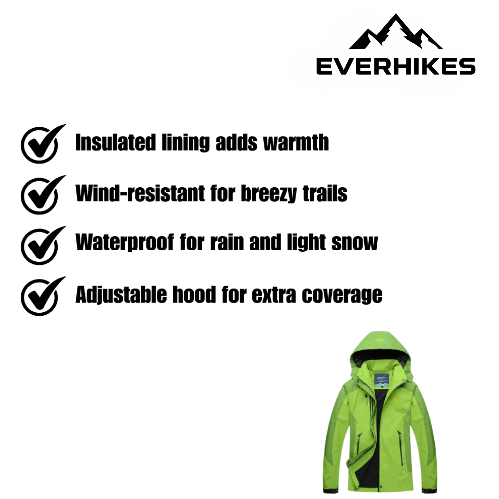 Rain Jacket – Waterproof Insulated Outdoor Jacket | Everhikes - Everhikes