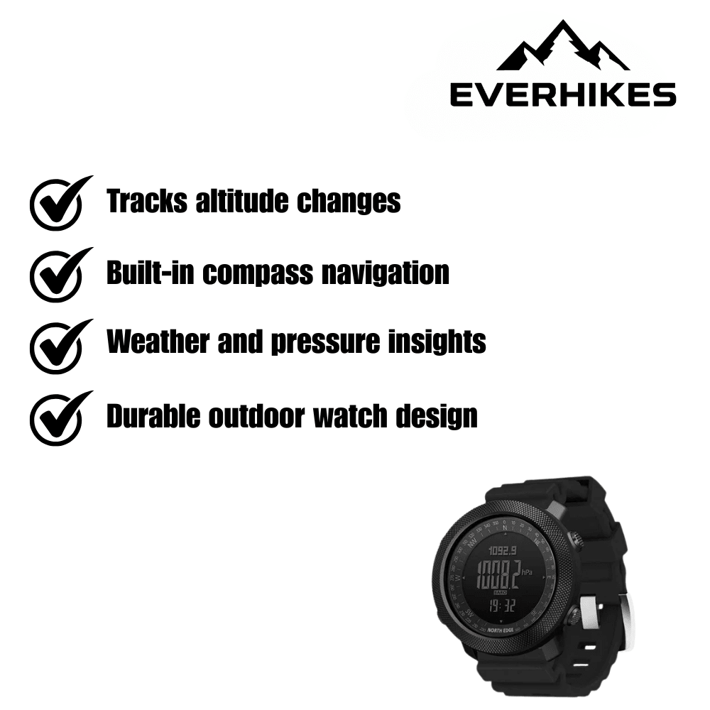 Rugged Multifunctional Altimeter Watch for Outdoor Use - Everhikes