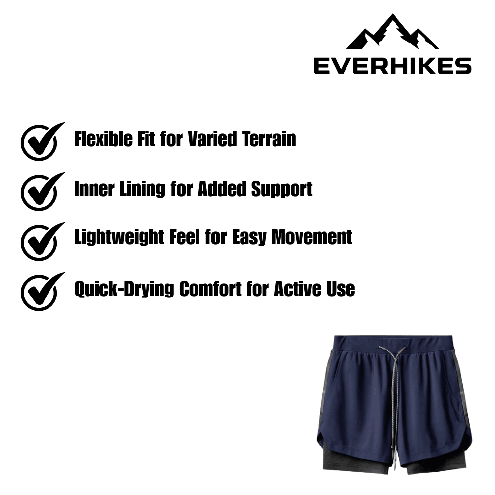Running Shorts, Lightweight Quick - Drying Outdoor Wear - Everhikes