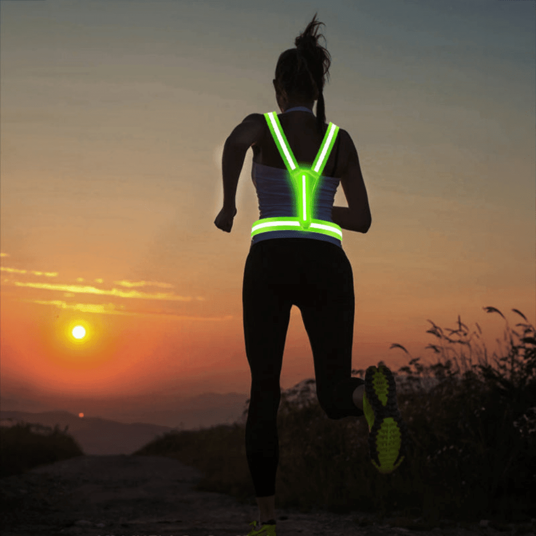Safety Vest, Reflective LED Adjustable Outdoor Vest | Everhikes - Everhikes