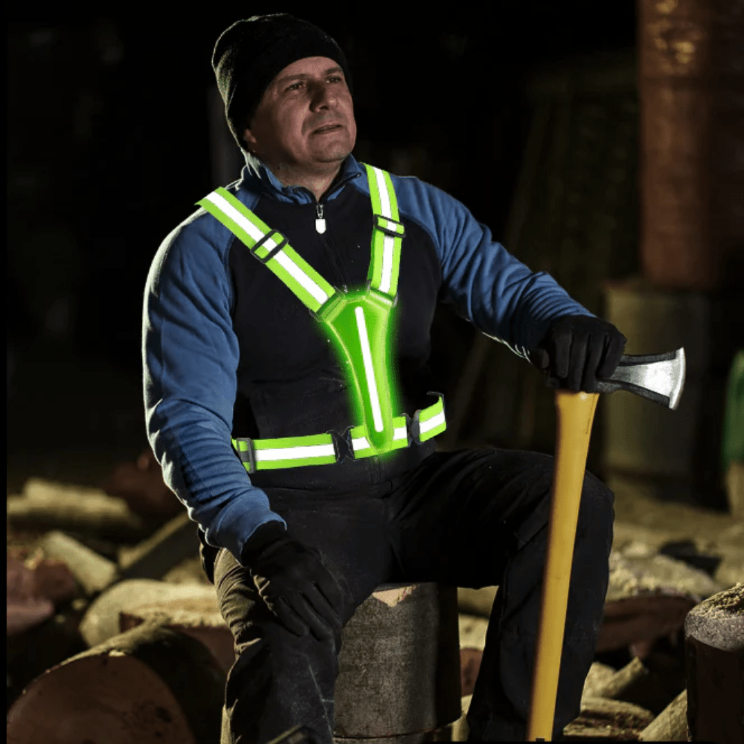 Safety Vest, Reflective LED Adjustable Outdoor Vest | Everhikes - Everhikes