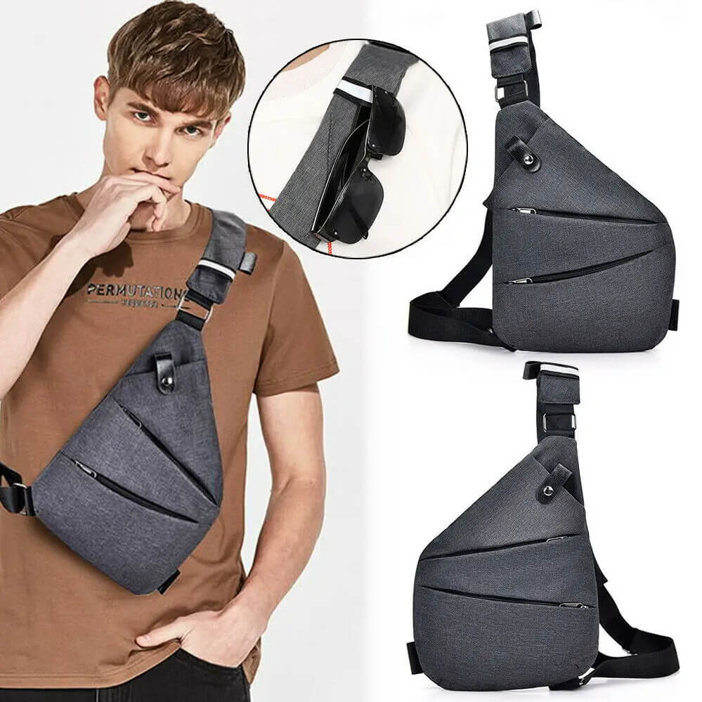 Shoulder Bag, Lightweight Water-Resistant Travel Pack - Everhikes