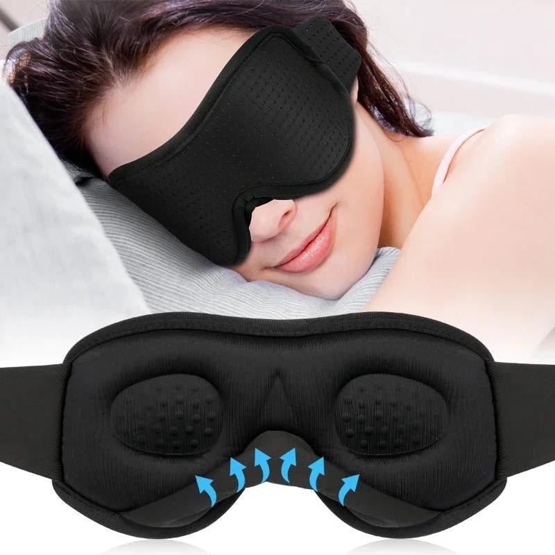 Sleep Mask Breathable Ergonomic Travel Eye Cover | Everhikes - Everhikes