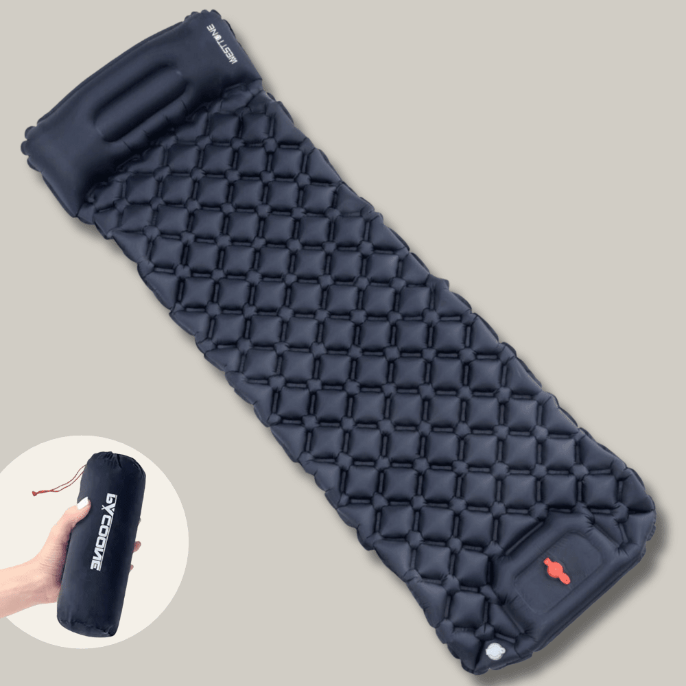 Sleeping Mat – Lightweight Inflatable with Built-In Pump - Everhikes