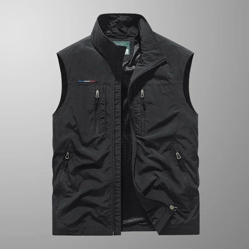 Sleeveless Cargo Vest, Lightweight Water - Resistant | Everhikes - Everhikes