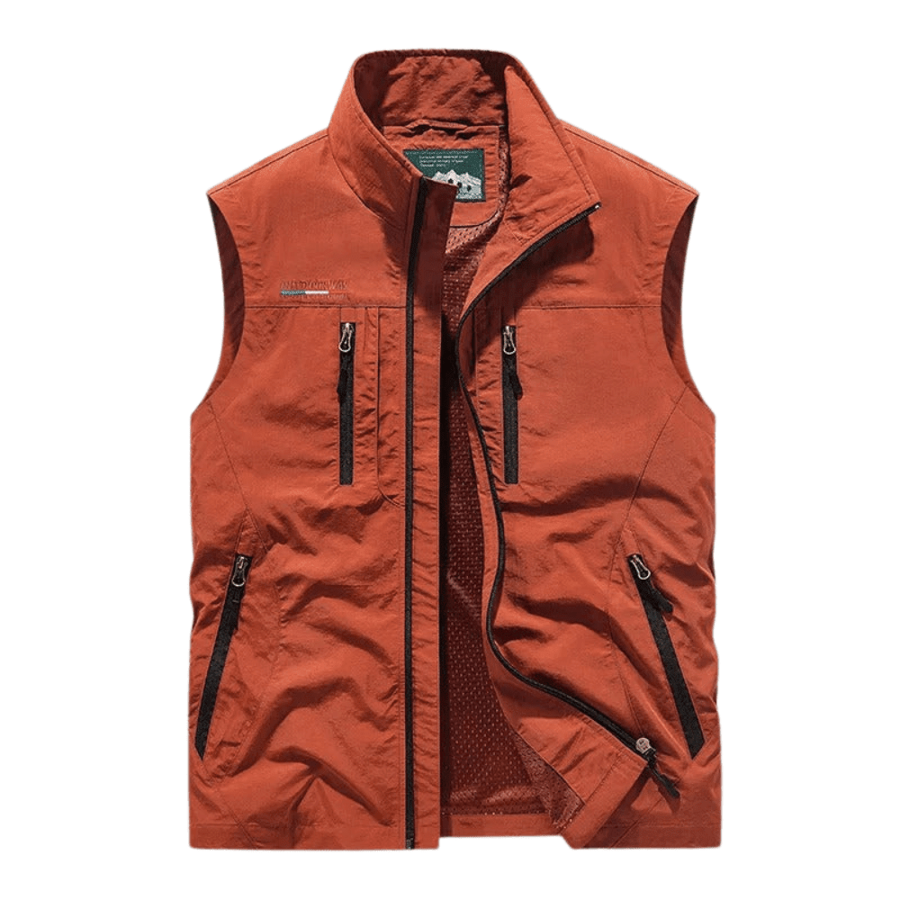 Sleeveless Cargo Vest, Lightweight Water - Resistant | Everhikes - Everhikes