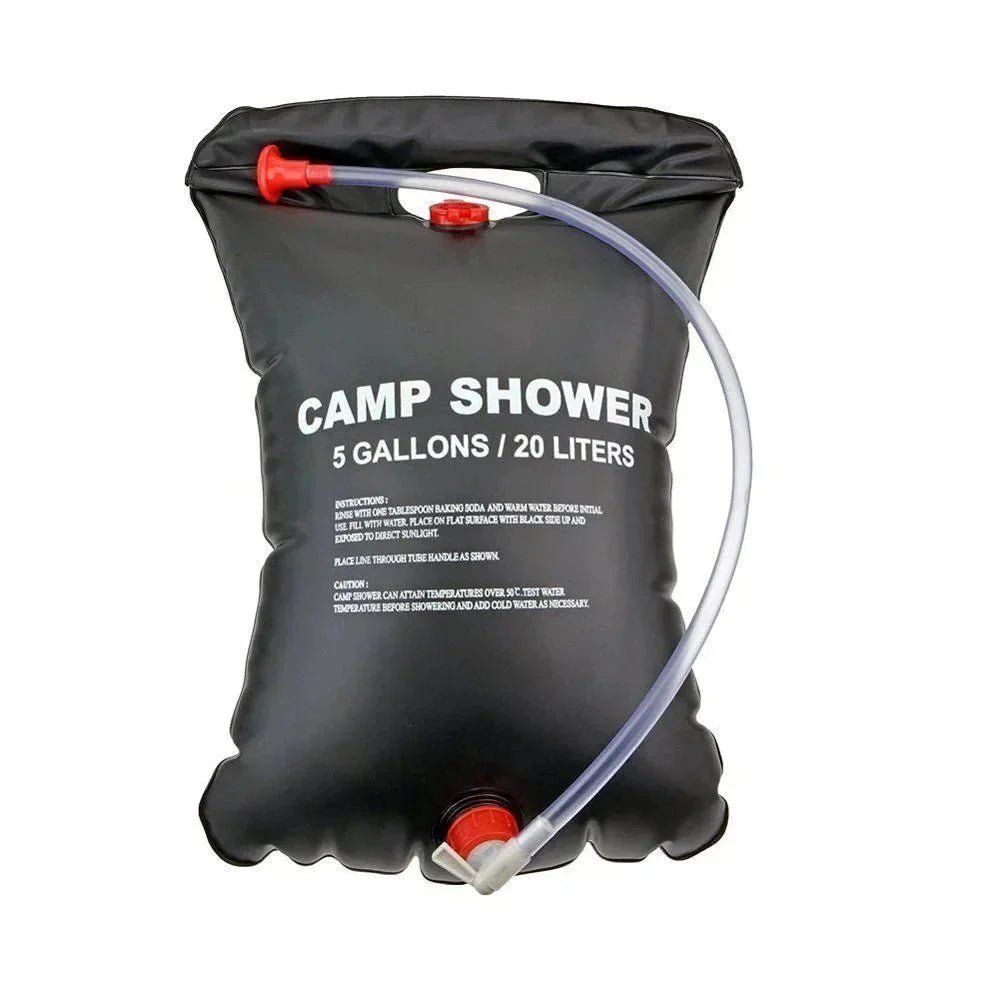 Solar Shower Bag, Lightweight 20L Portable Camp Shower - Evercrest Outdoors