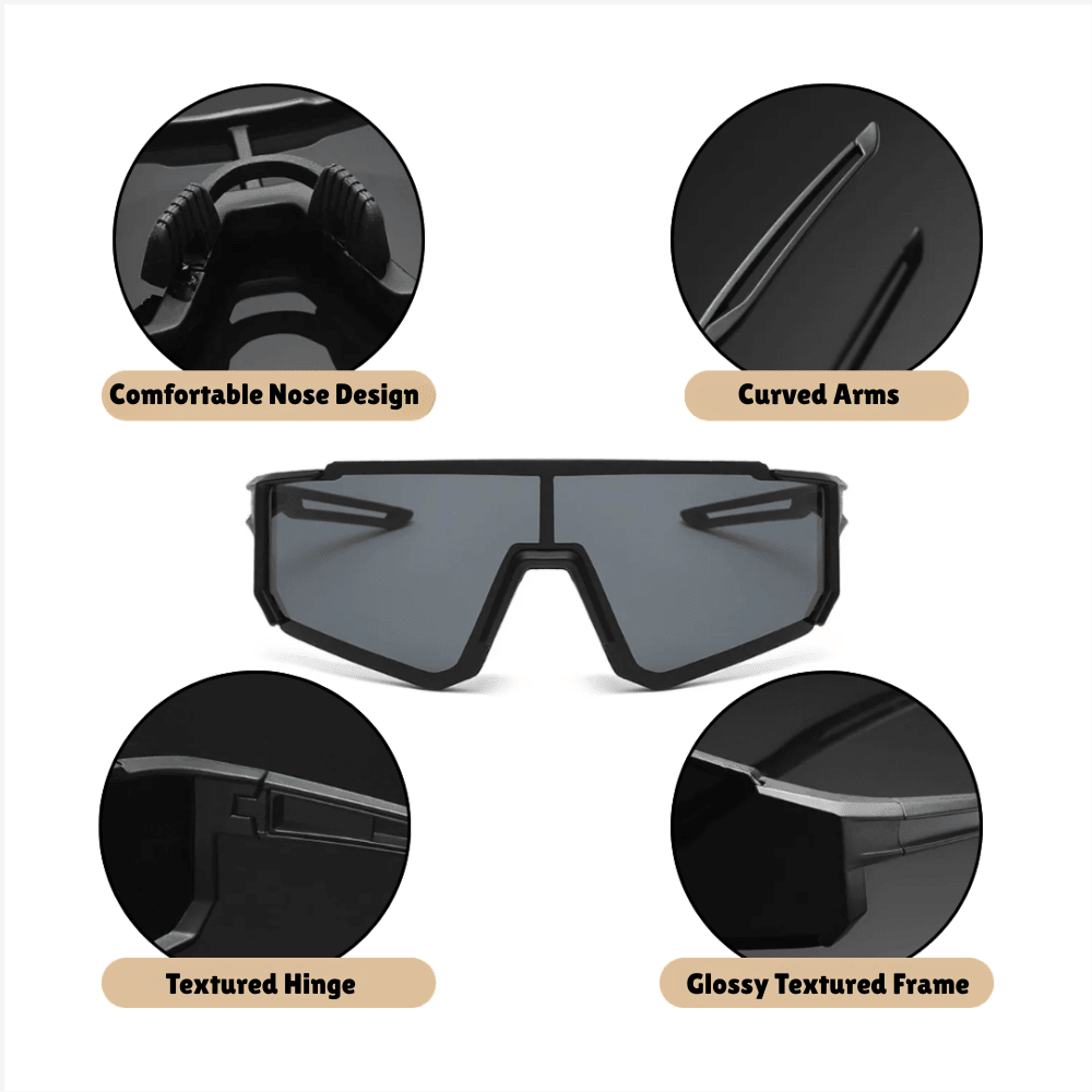 Sports Sunglasses – Lightweight Anti-Glare Ergonomic Fit - Everhikes