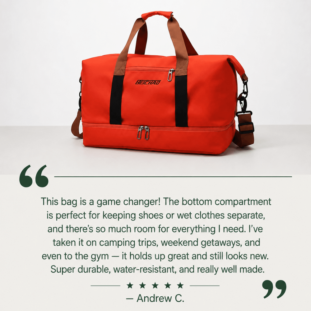 Sports Travel Bag – Durable Water-Resistant Duffel | Everhikes - Everhikes