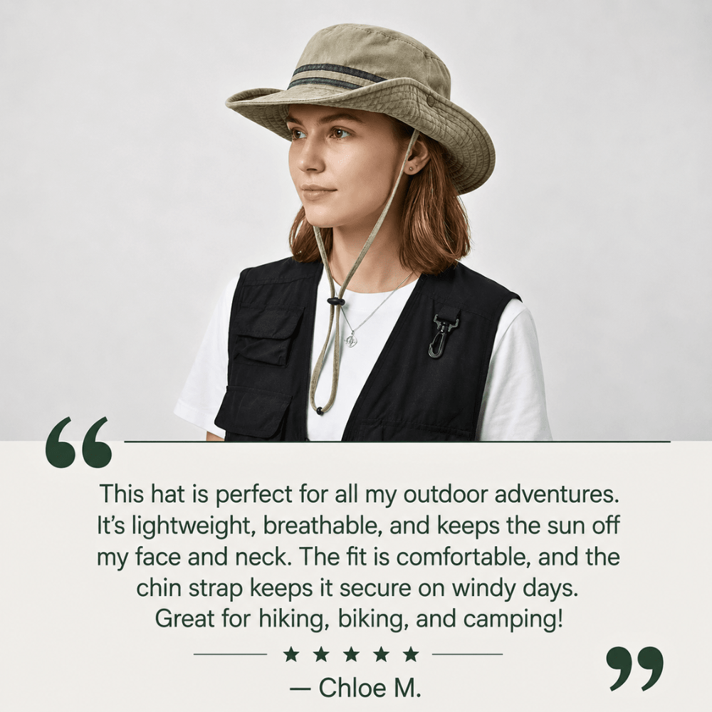Sun Hat, Breathable UV Protective Outdoor Hat | Everhikes - Everhikes