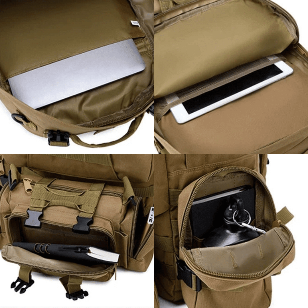 Tactical Backpack, Rugged Water - Resistant Outdoor Pack - Everhikes