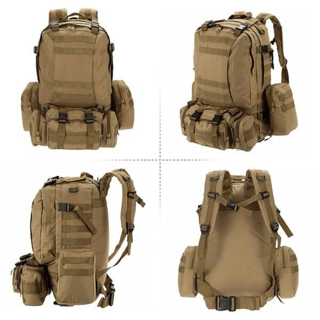 Tactical Backpack, Rugged Water - Resistant Outdoor Pack - Everhikes